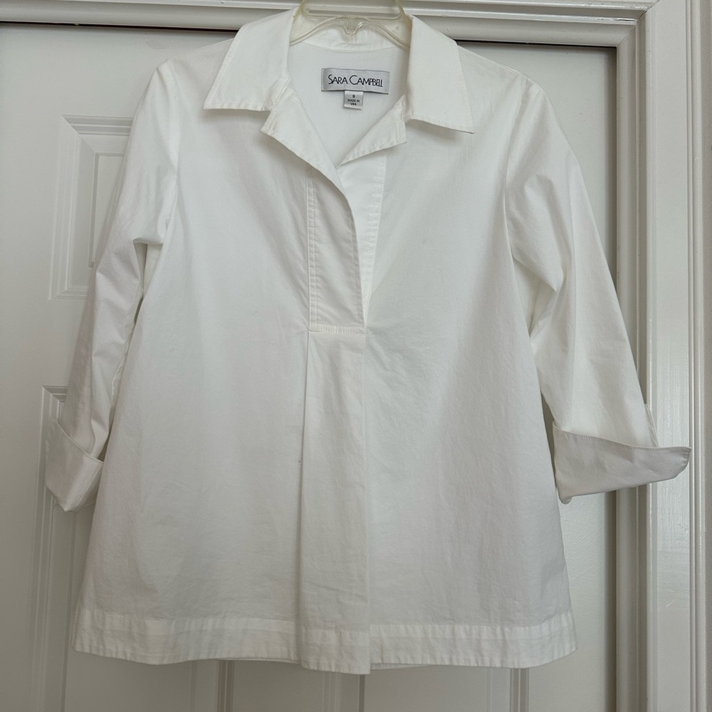 Sara Campbell Classic White Top